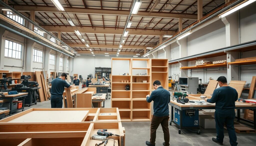 系統櫃施工工序