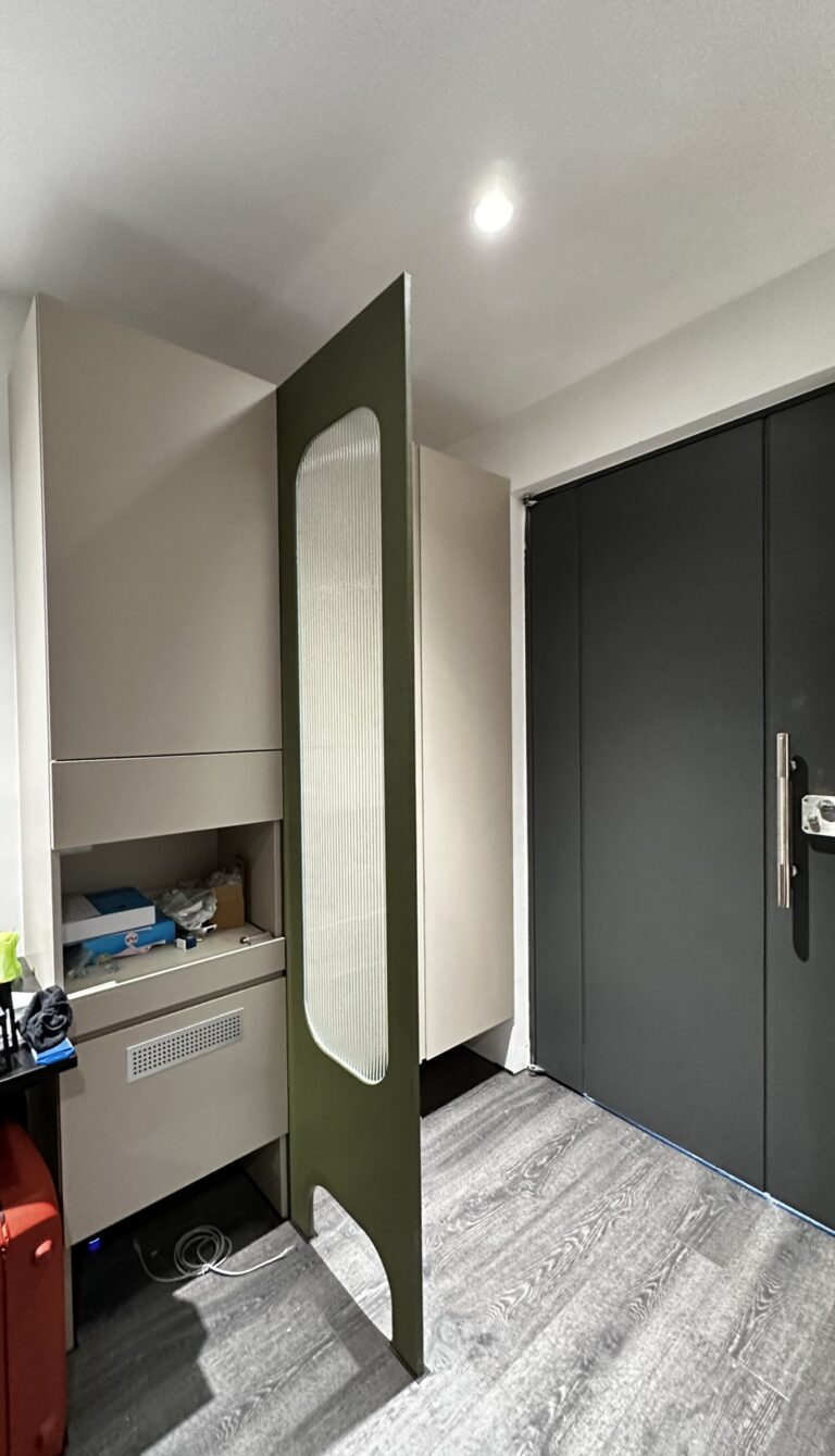 嵌玻璃玄關櫃L1060+L1123