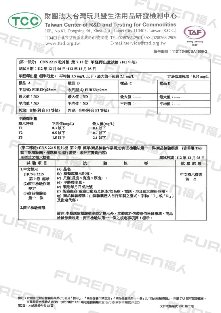 福人精板玩具檢測認證