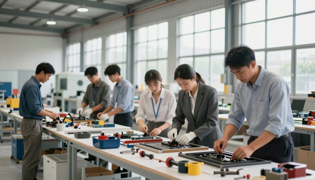 專業施工工序與工廠生產