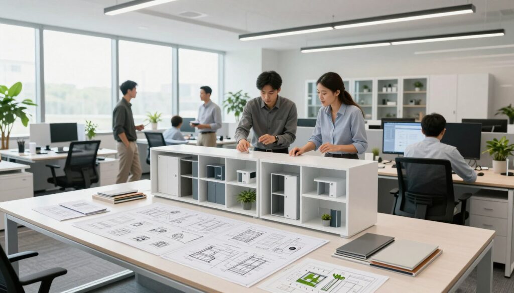 格霖永續科技有限公司的系統櫃設計流程